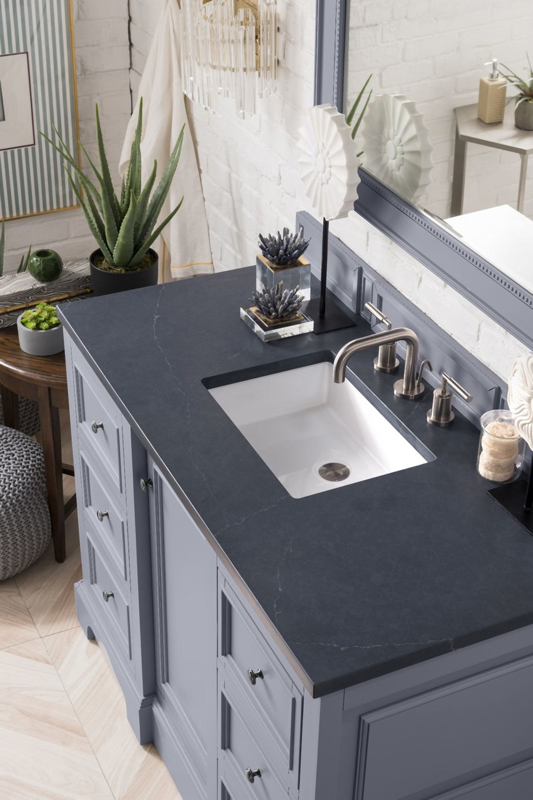 James Martin Vanities 825-V48-3CSP De Soto 48″ – White