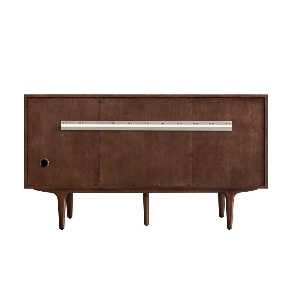 60″ James Martin Amberly 670-V60D-WLT-3WZ Double Vanity Cabinet White Zeus Top