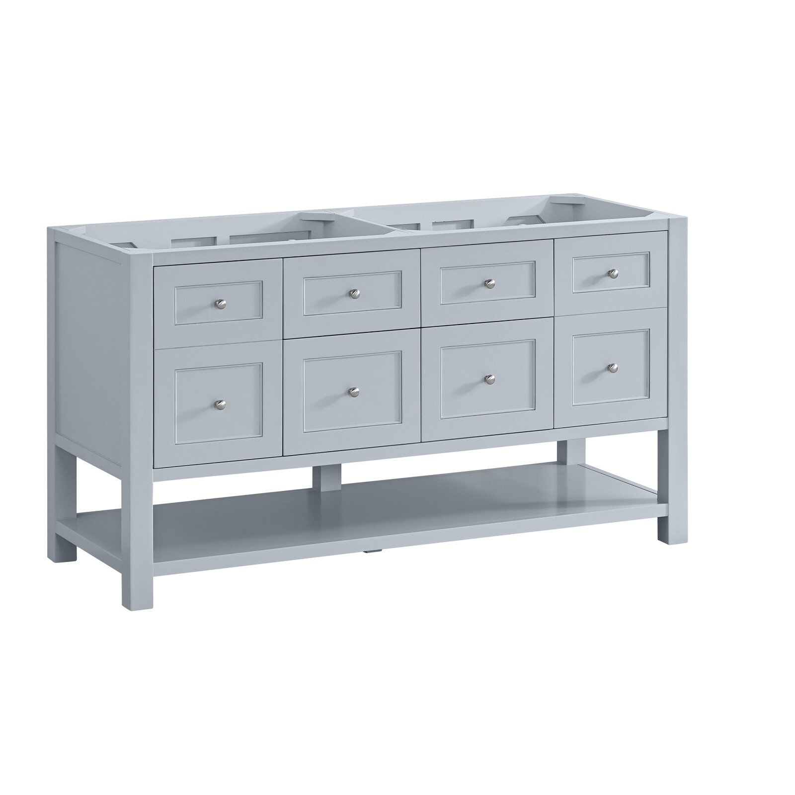60in James Martin Breckenridge 330-V60D-SRB Double Vanity, Serenity Blue