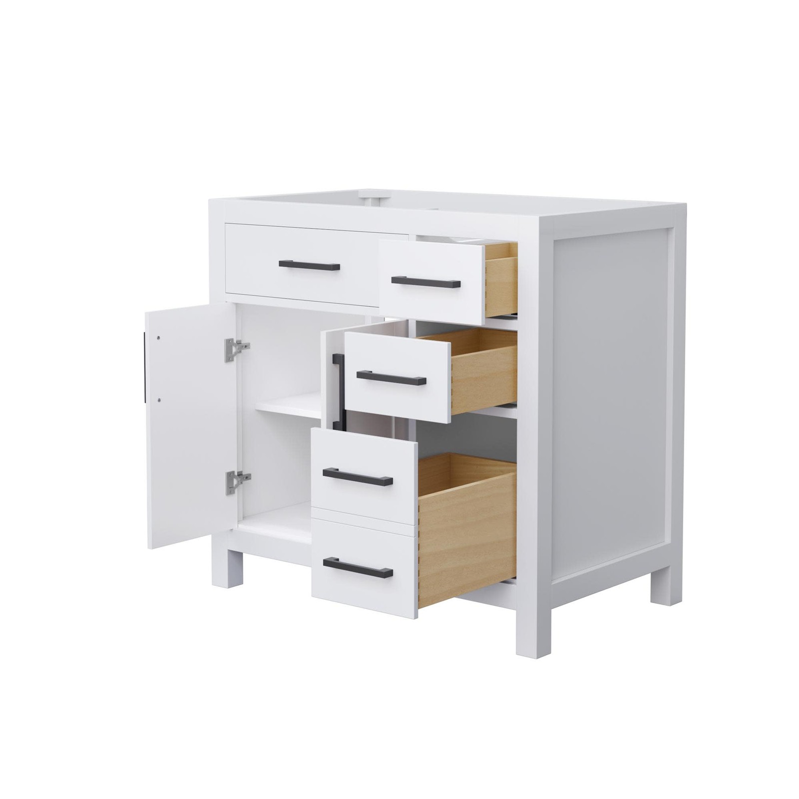 Wyndham Collection WCG242436S-CX-MXX Beckett 36″ Single – Dark Gray / Matte
