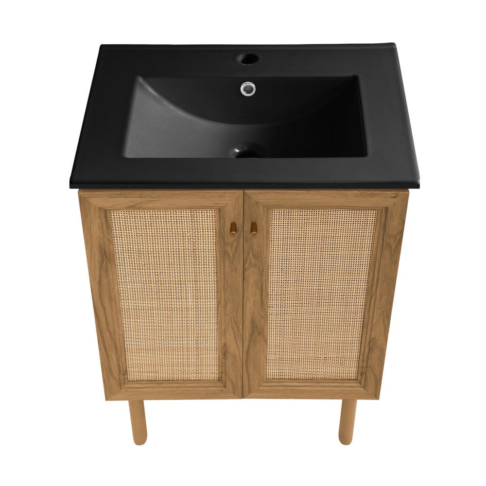Swiss Madison SM-BV662MB Classe 24″ – Golden Oak / Matte Black