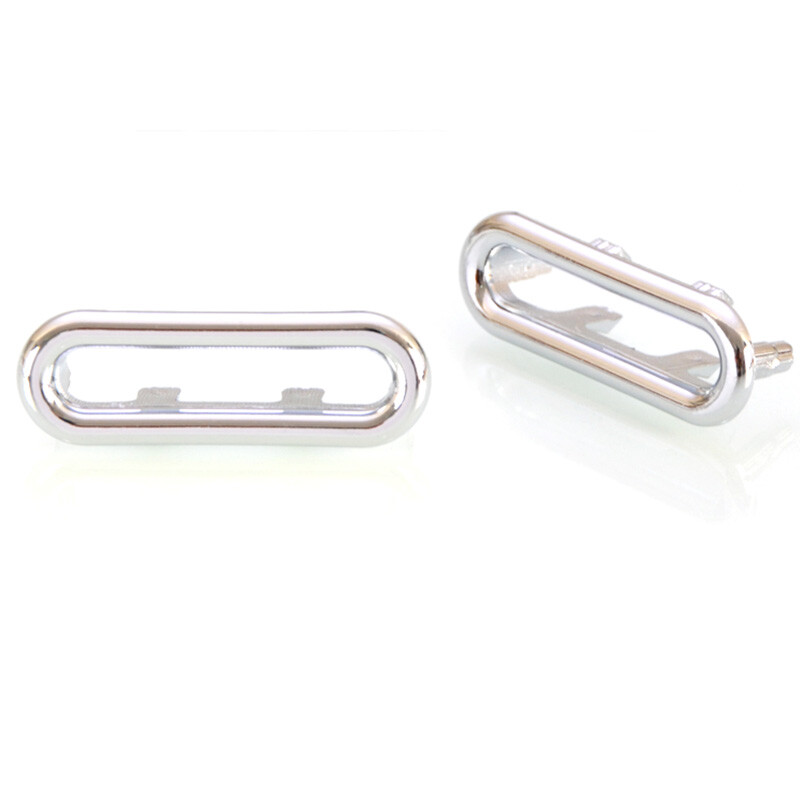 Bathroom Basin Sink Double Ring Hole Overflow Covers Chromed for Ceramic Sinks