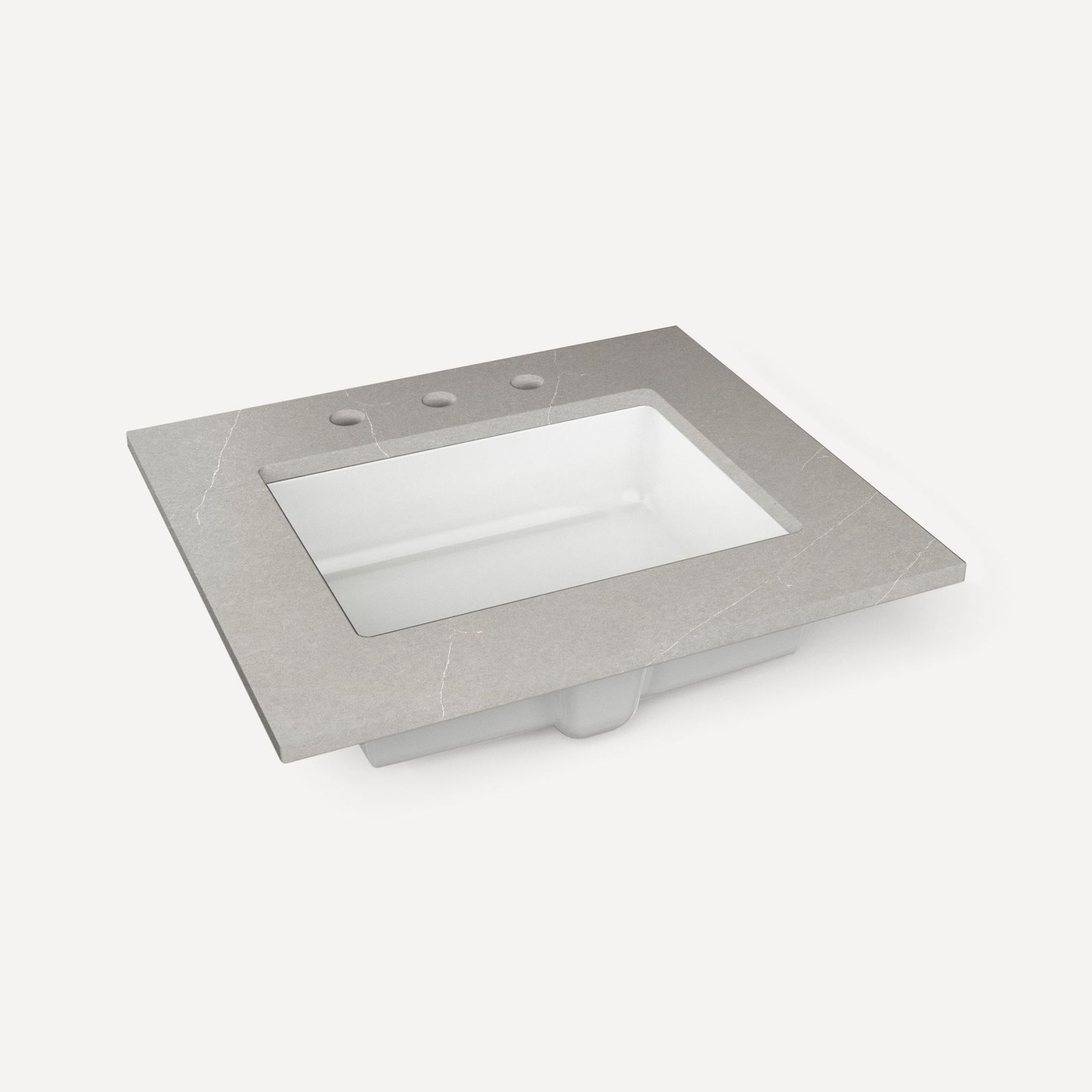 Robern TA24UCO-8CS1 Craft Series 24″ Quartz Vanity Top – White Zeus Extreme