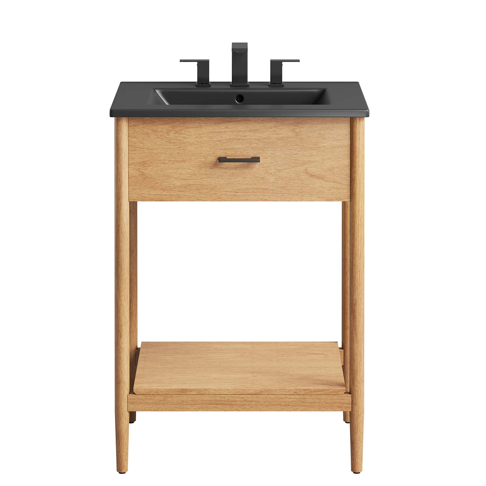 Zaire 24″ Bathroom Vanity in Natural Black