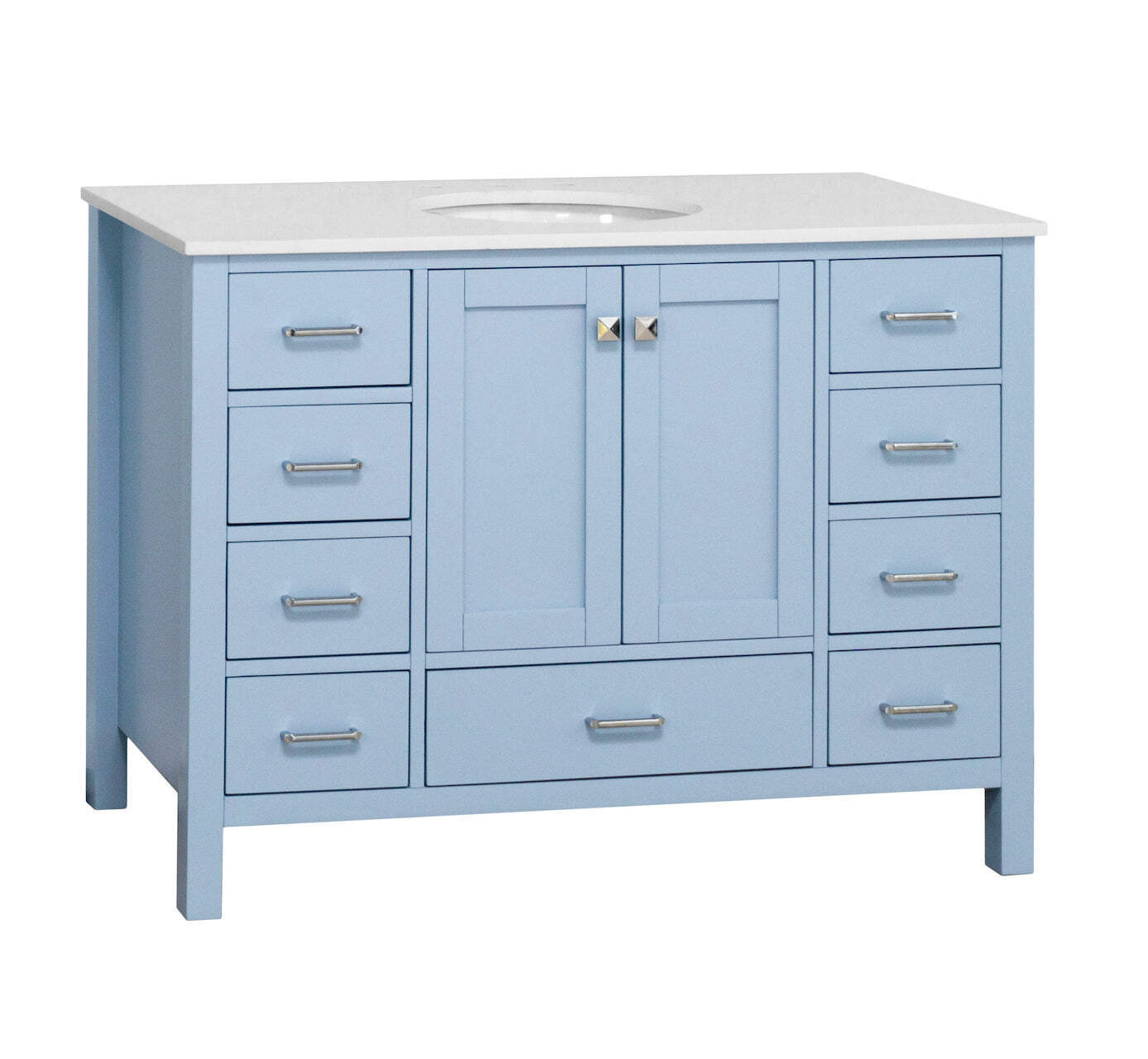 Horizon 48-inch Vanity with Engineered White Top