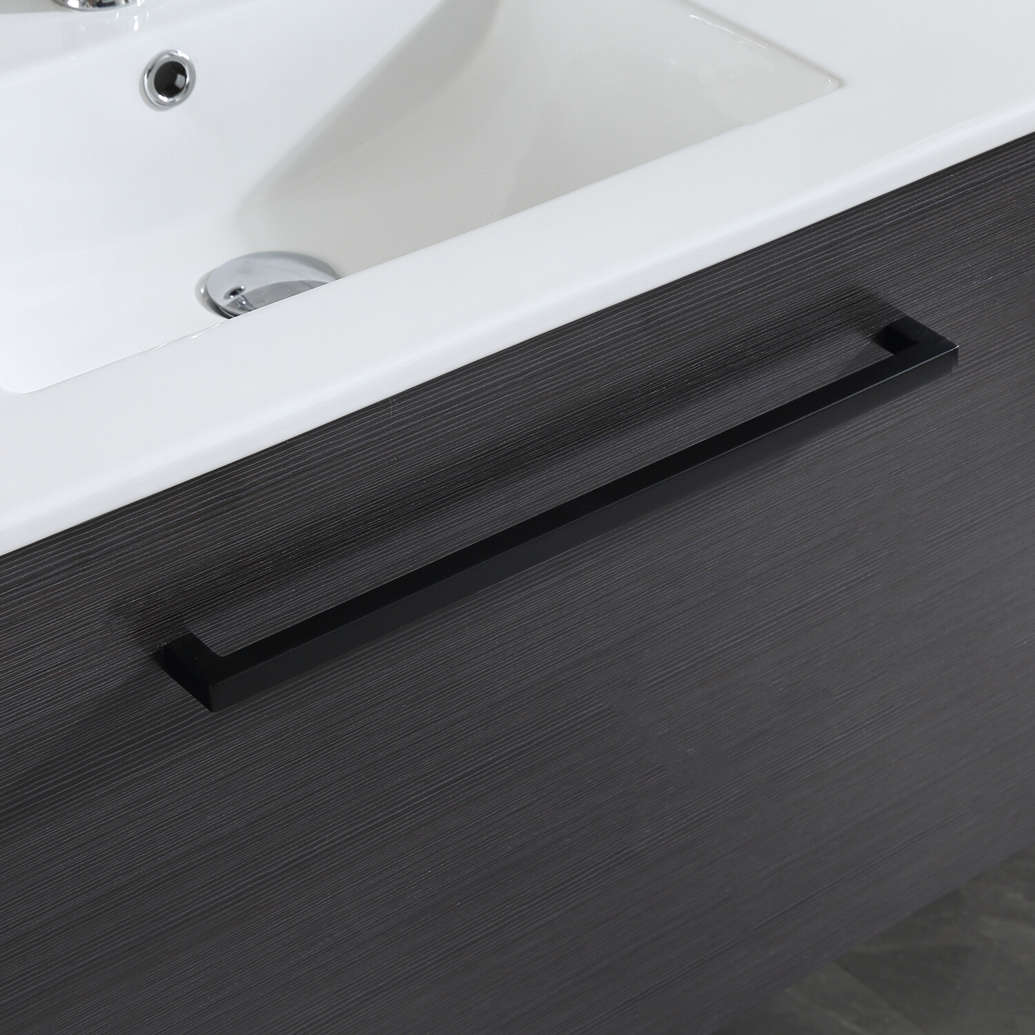 24Inch Bathroom Vanity With Sink Wall Mounted Cabinet Storage Set w/Faucet Drain