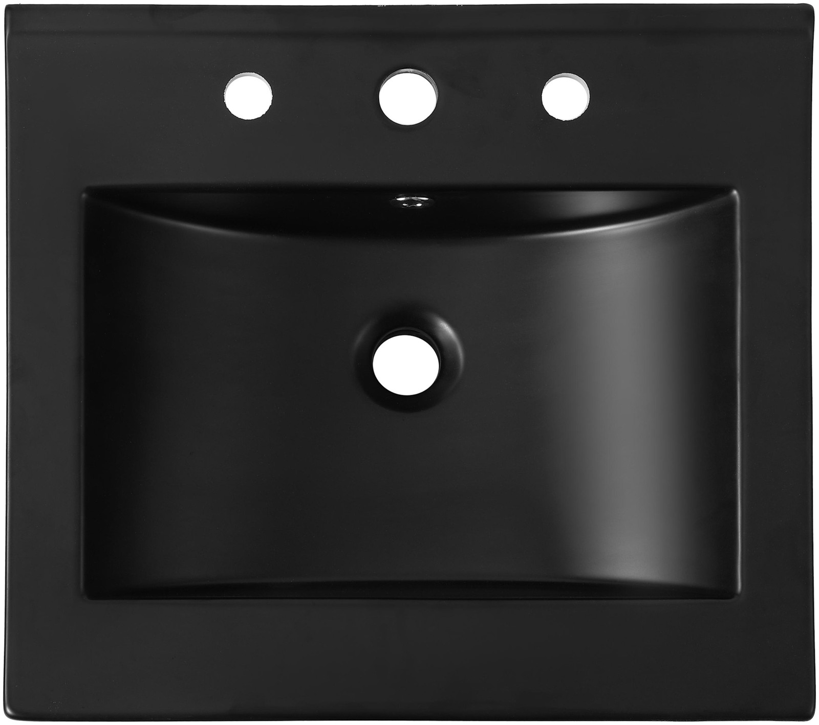 JONATHAN Y Lighting SNK1000 Ancillary 20″ Ceramic Vanity Top – White