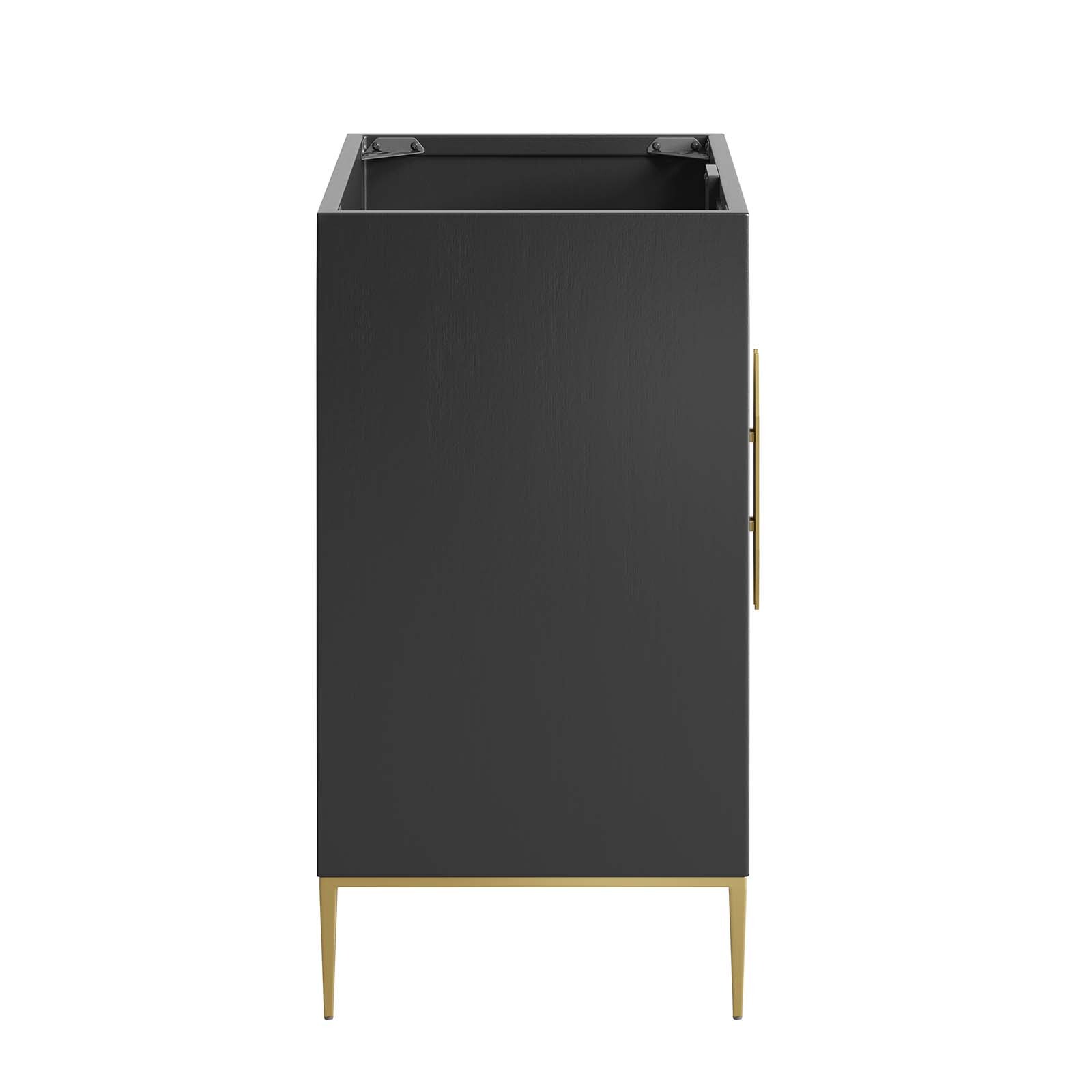Modway Awaken 30″ Bathroom Vanity Cabinet in Black – Sink Basin Not Included