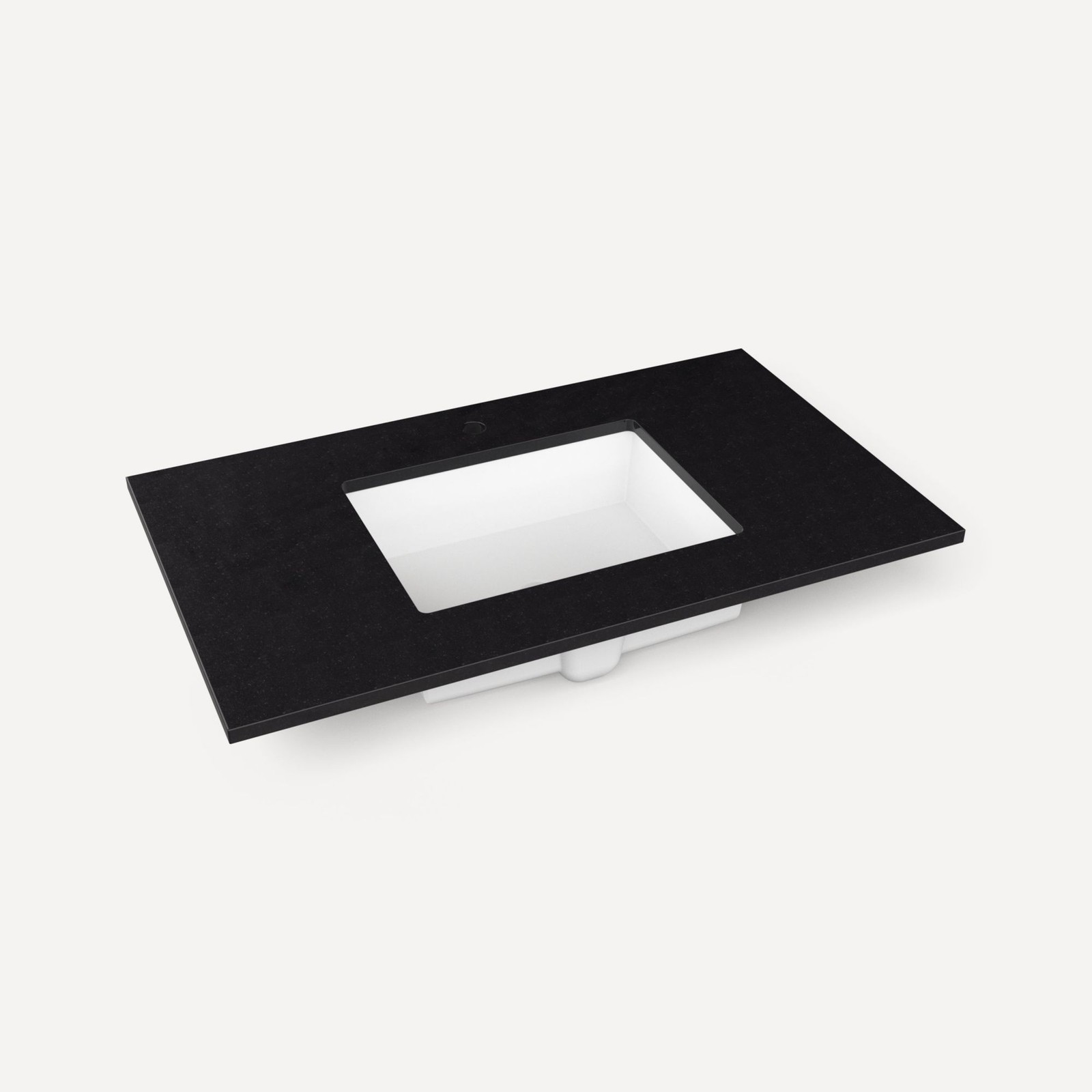 Robern TB37UCO-1 37″ Quartz Vanity Top for 1 Hole Faucet – White Zeus Extreme
