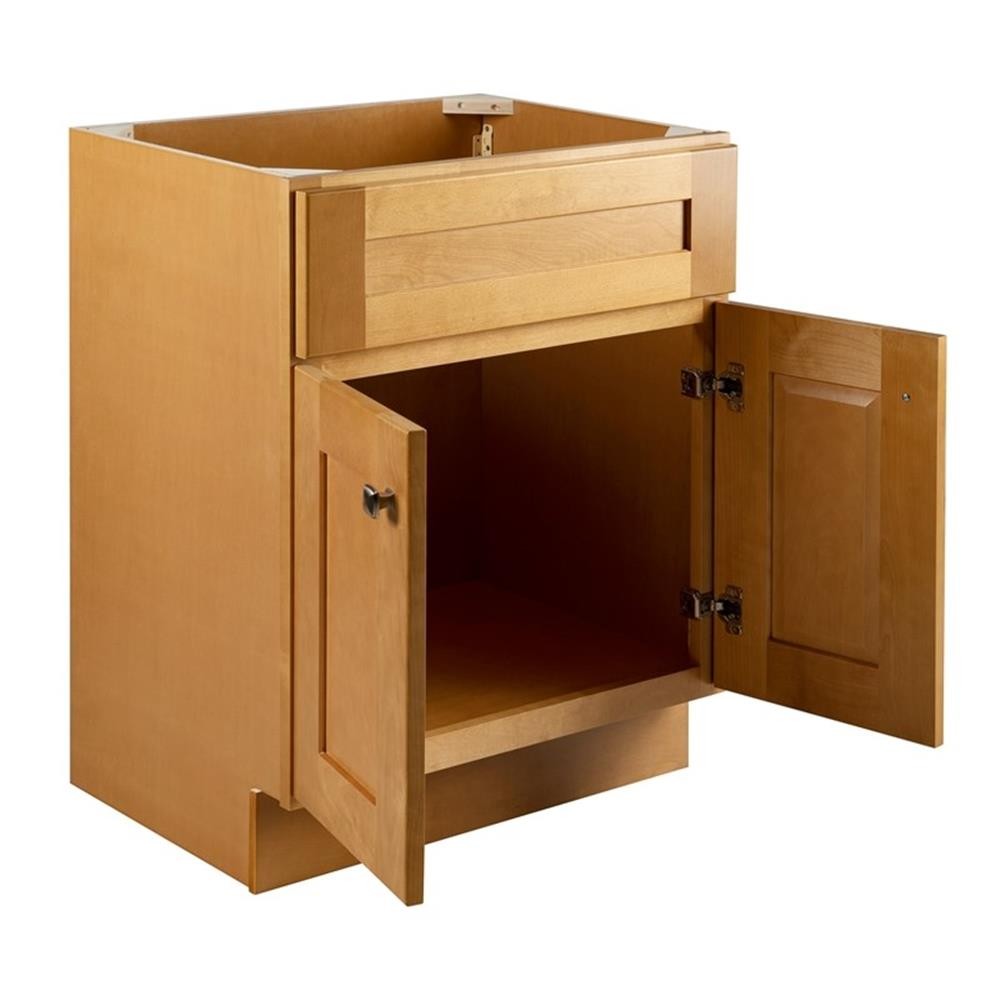 Brookings Wood Vanity w/o Top-Modern Birch 24in.x18in.