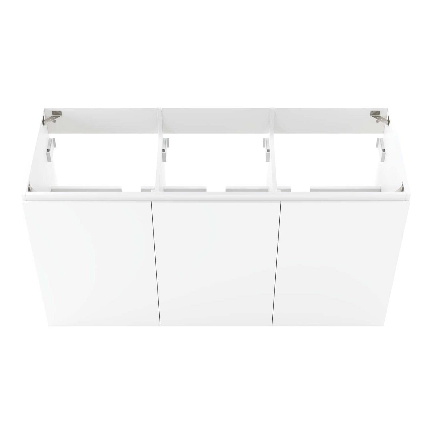 Modway Vitality 47″ Particleboard Melamine Wall-Mount Bathroom Vanity in White