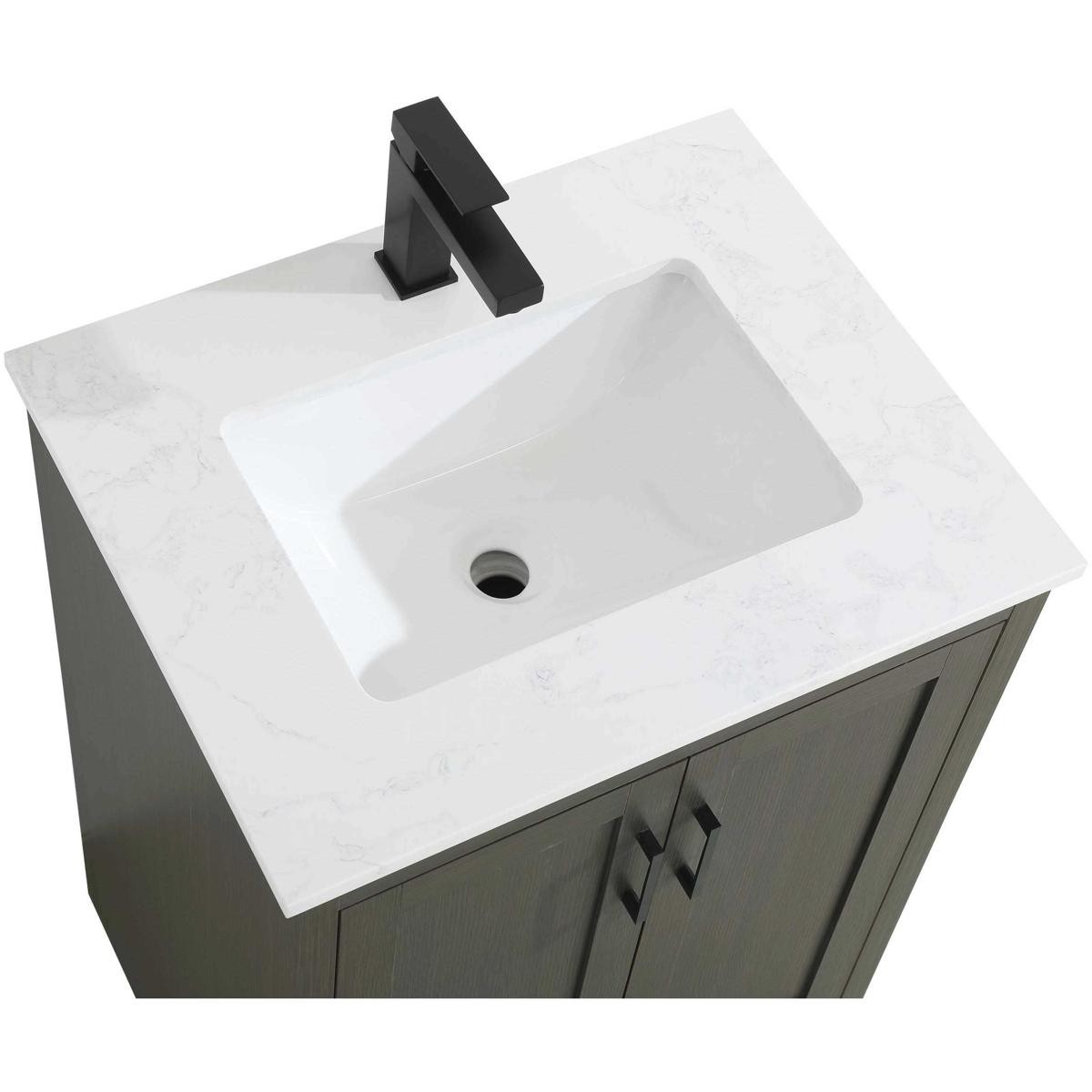 Elegant Lighting VF25124MMB Finnley Vanity Mocha Brown