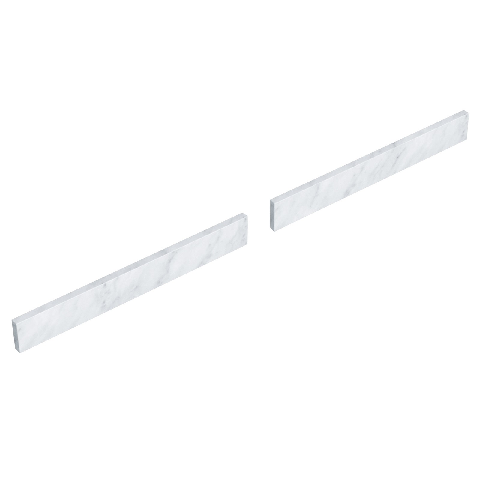 Wyndham Collection WCFVCA148BS 48″ x 3″ Backsplash – Carrara Cultured Marble