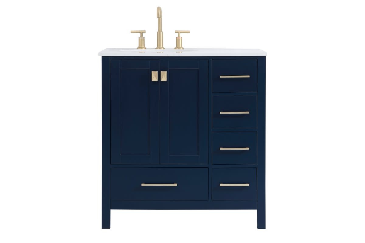 Elegant Lighting VF18832 Irene 32″ – Blue