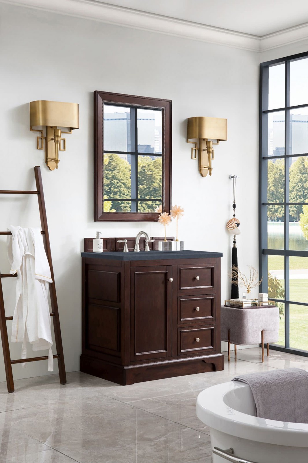 James Martin Vanities 825-V36-3CSP De Soto 36″ – White