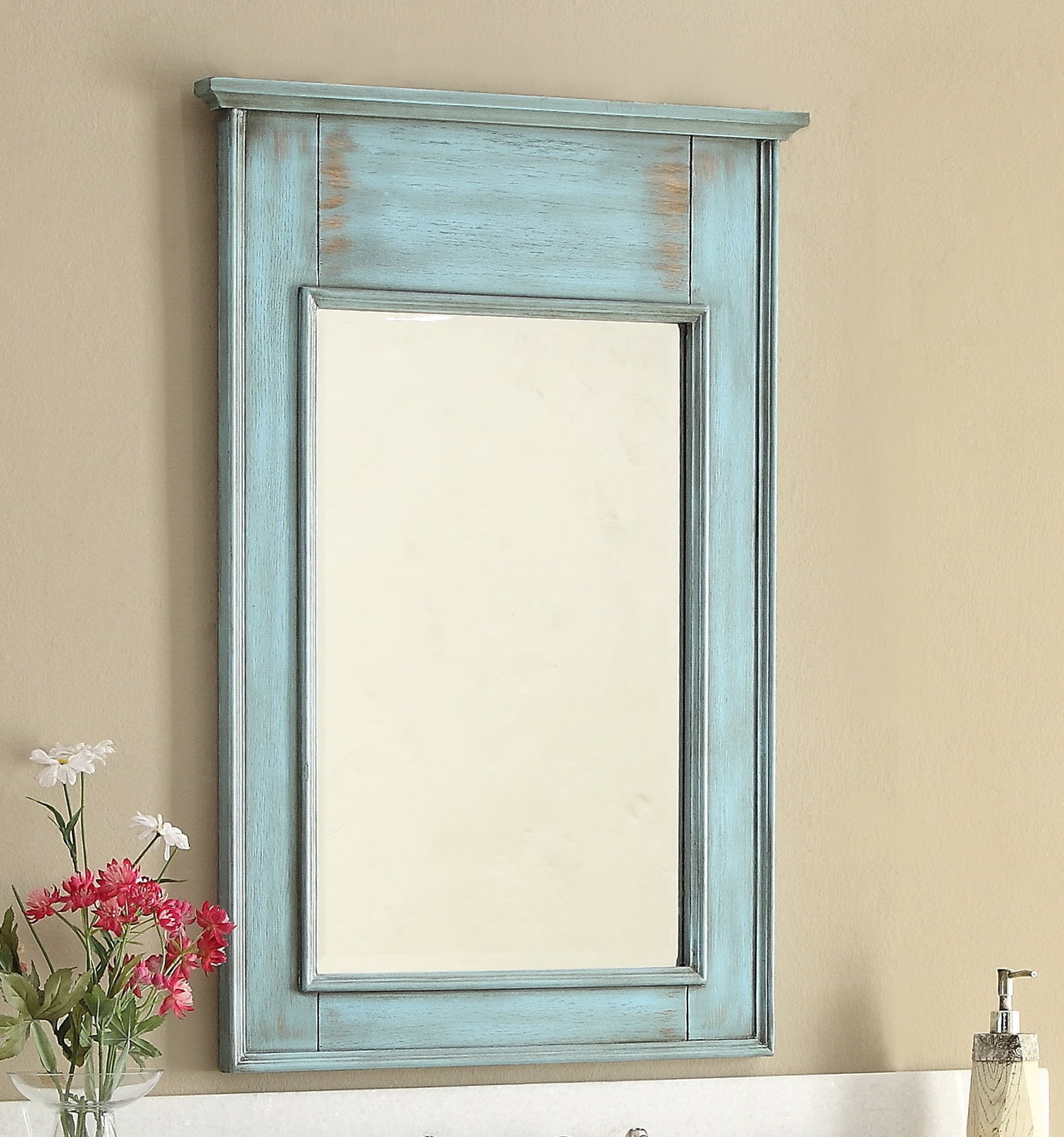 47 inch Cottage Style Abbeville Bathroon Sink Vanity w/Mirror – CF-28885BU-MIR