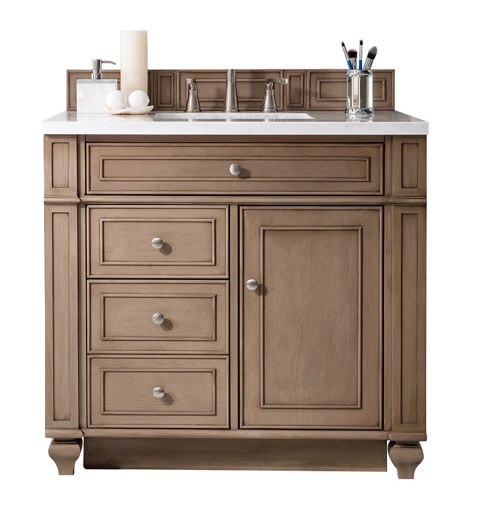 James Martin Vanities 157-V36 Bristol 36″ Single Basin Hardwood – Wood