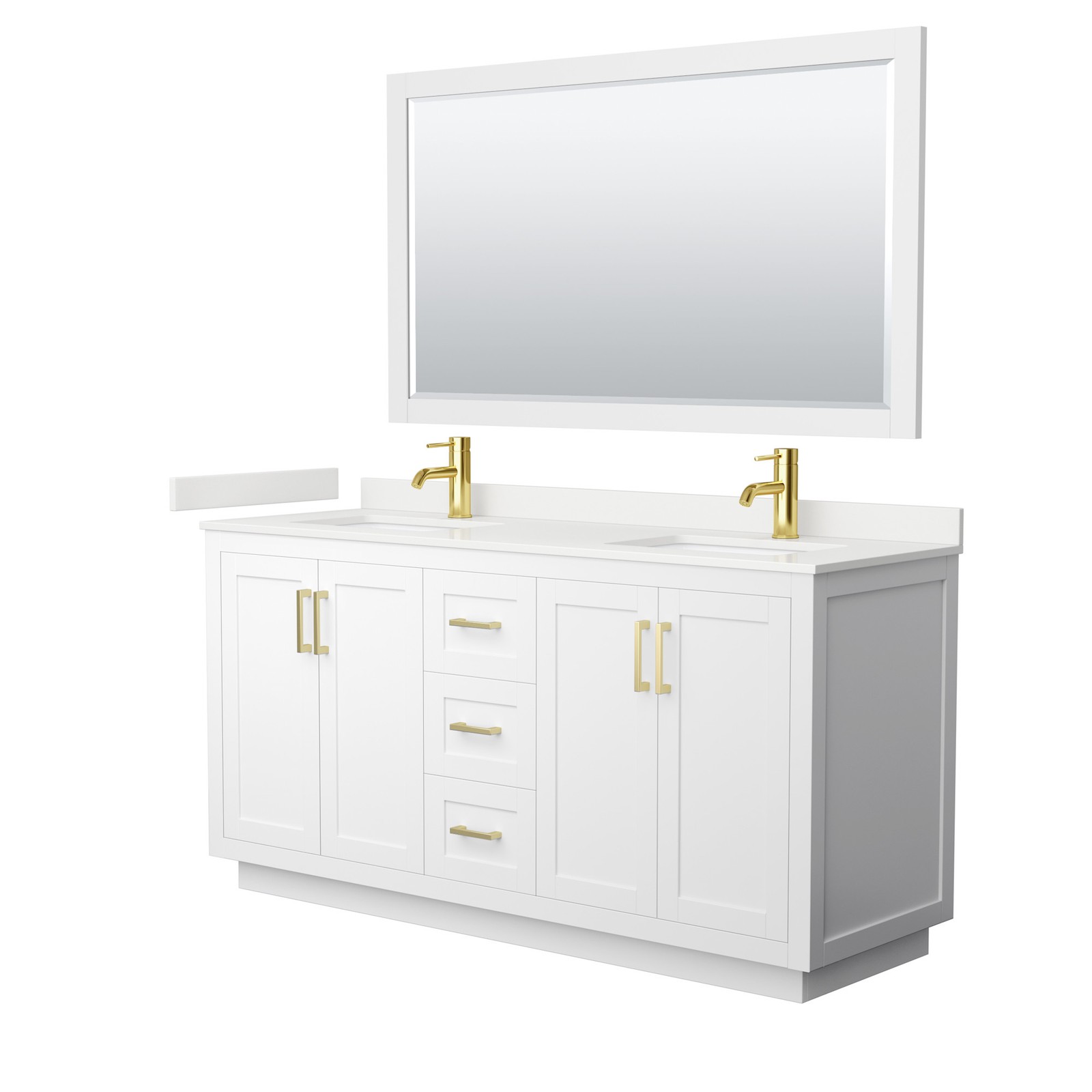 Wyndham Collection WCF292966D-QTZ-UNSM58 Miranda 66″ – Dark Gray / Giotto Quartz