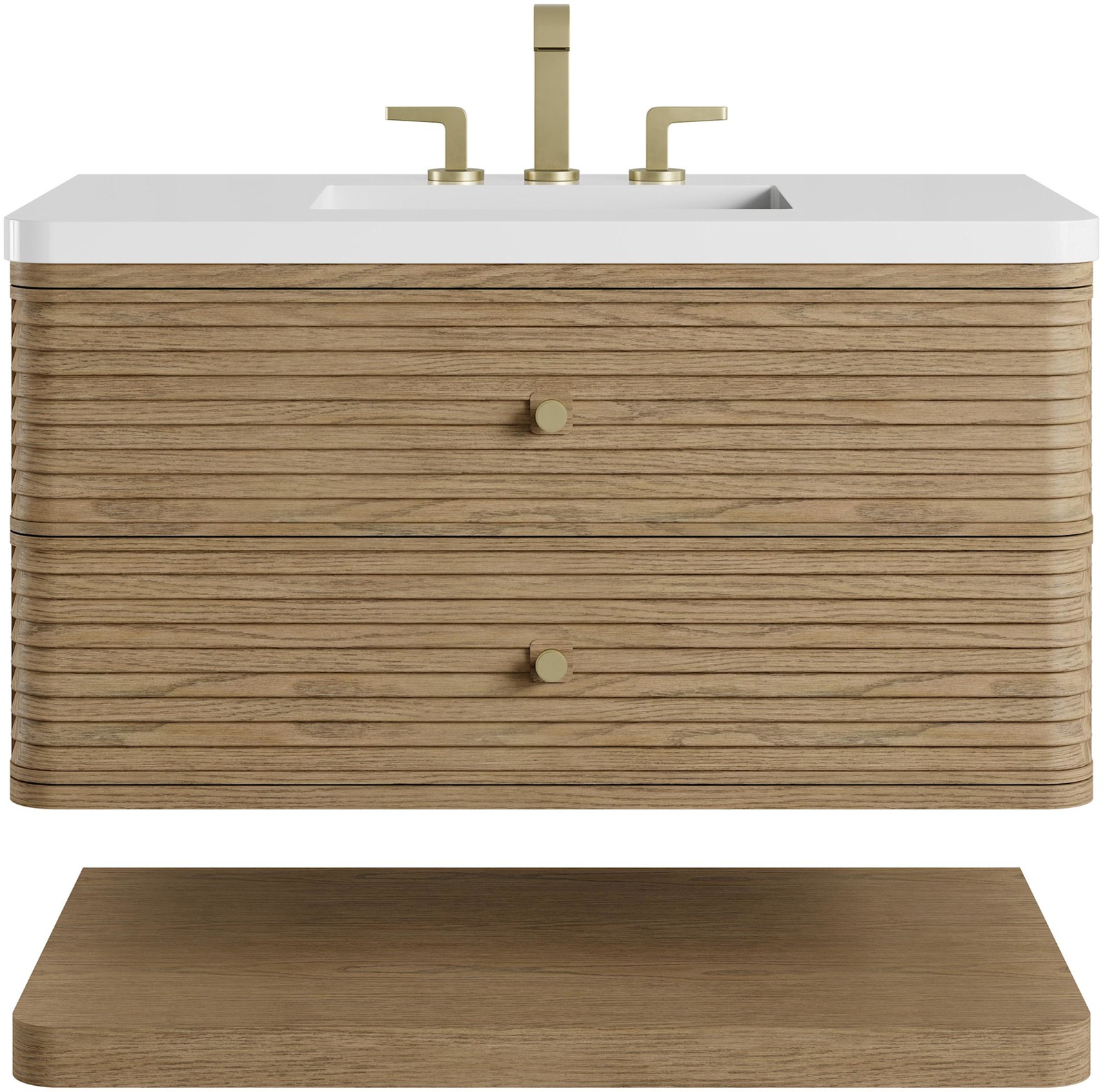 James Martin Vanities D640-V36-WWZ Allamari 36″ Wall Mounted – Dune Mist