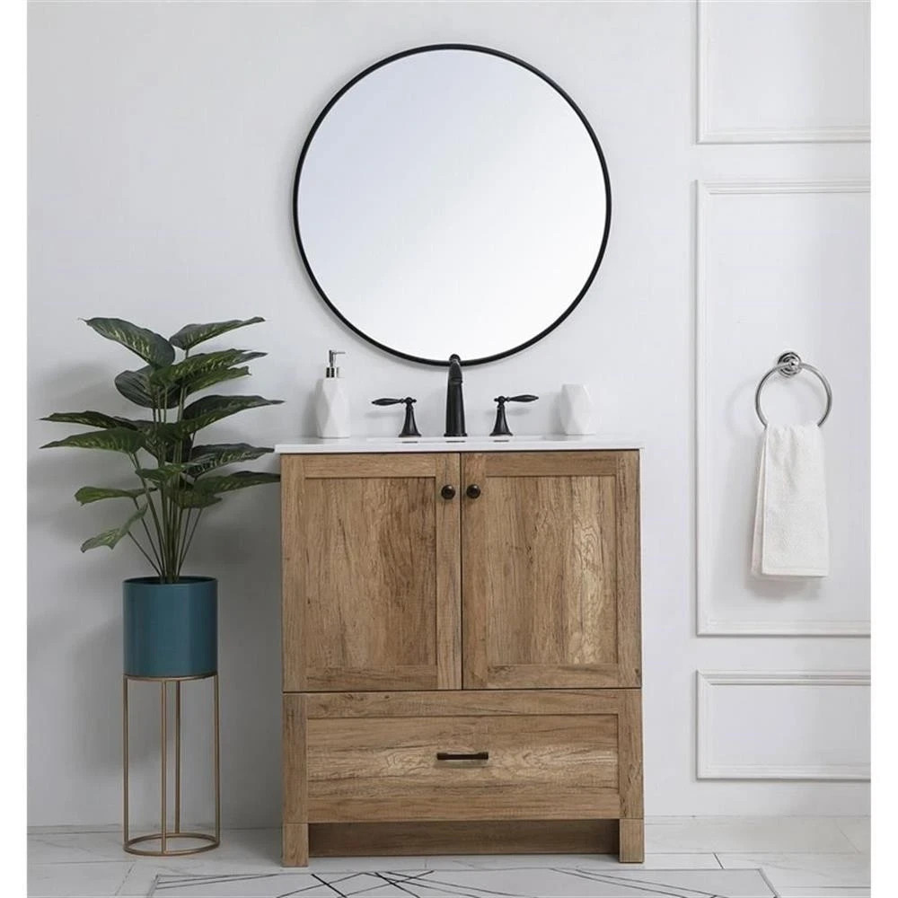 Elegant Lighting Soma 30″ Free Standing Single Basin Vanity Set Model: VF2830NT