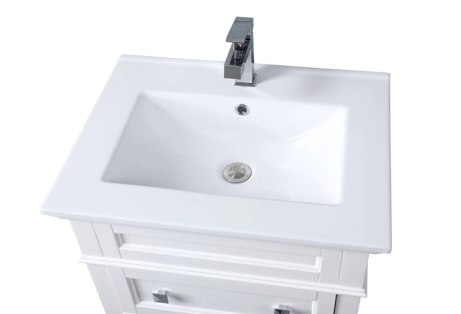 Tennant Brand Ceramic Vanity Top With Sink Item CT2418 Sink and Vanity Top Only