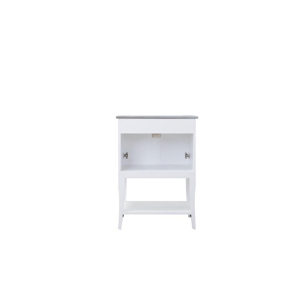 Elegant Decor Mason 24″ 2-Door Wood Single Bathroom Vanity in White