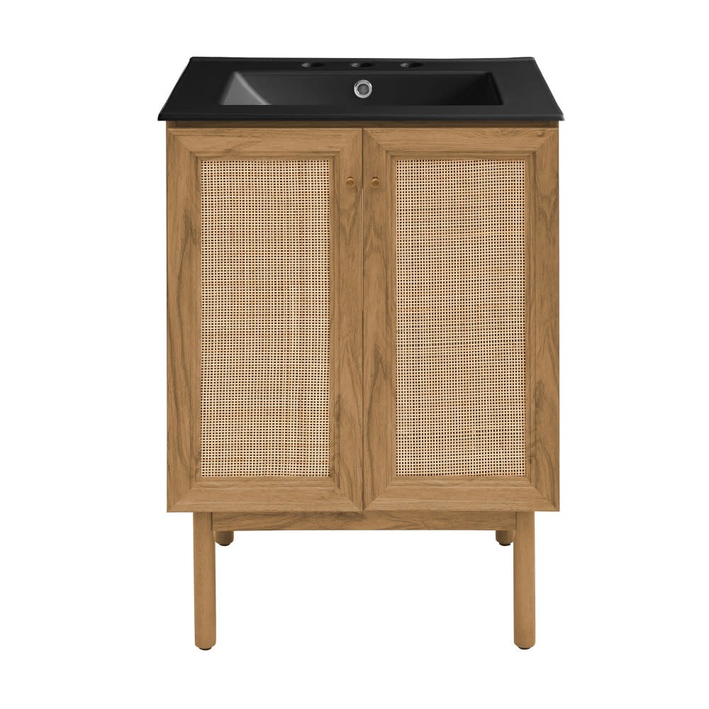 Swiss Madison SM-BV662-3MB Classe 24″ – Golden Oak / Matte Black