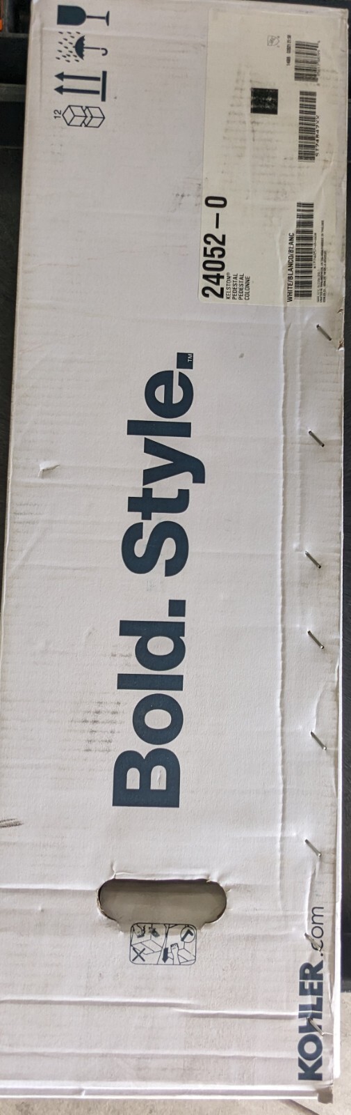 K-24052-0 Kohler Kelston 29″ Lavatory Pedestal Only White