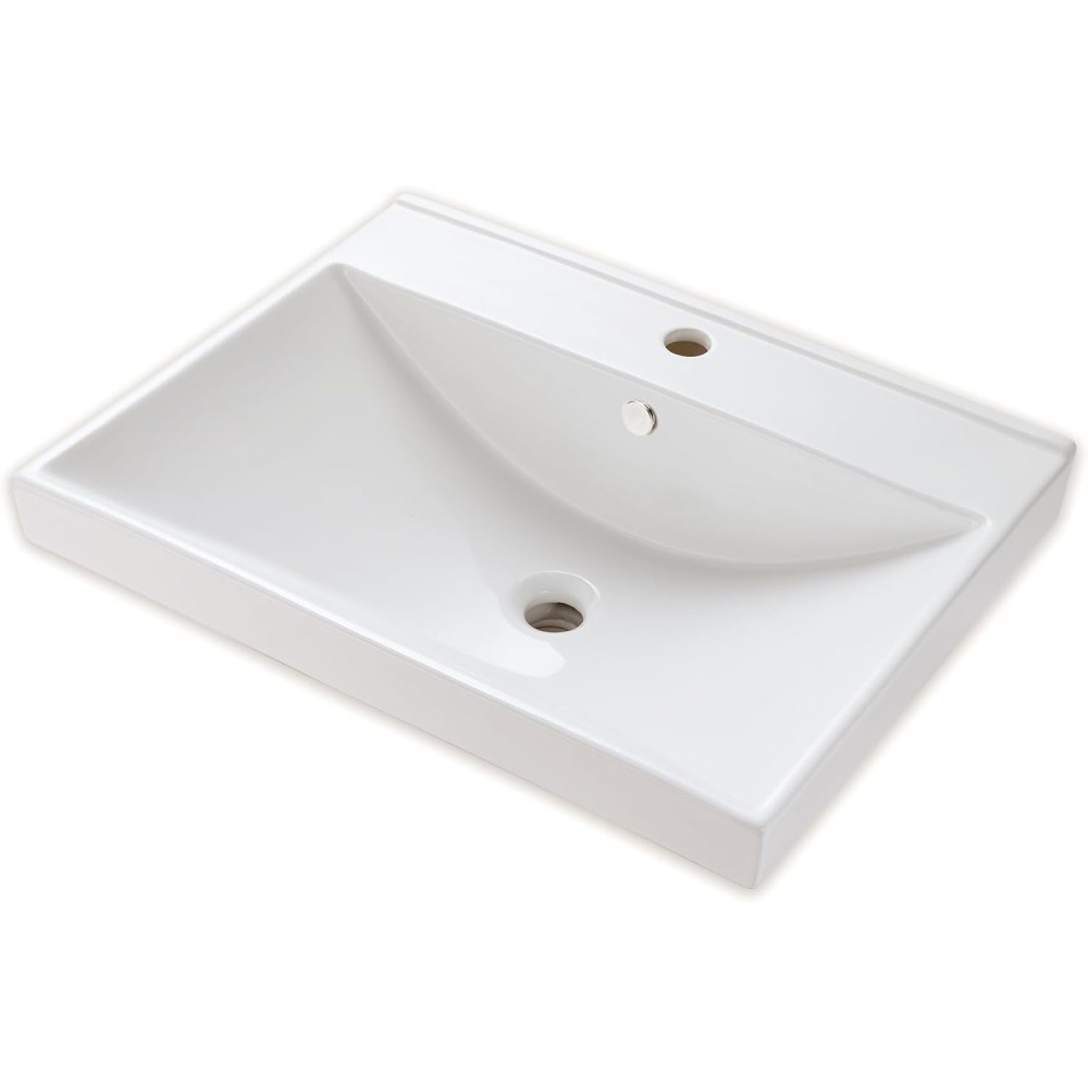 24-Inch Bathroom Vanity With Sink Combo , 2 Doors Bathroom Cabinet, With Shelf