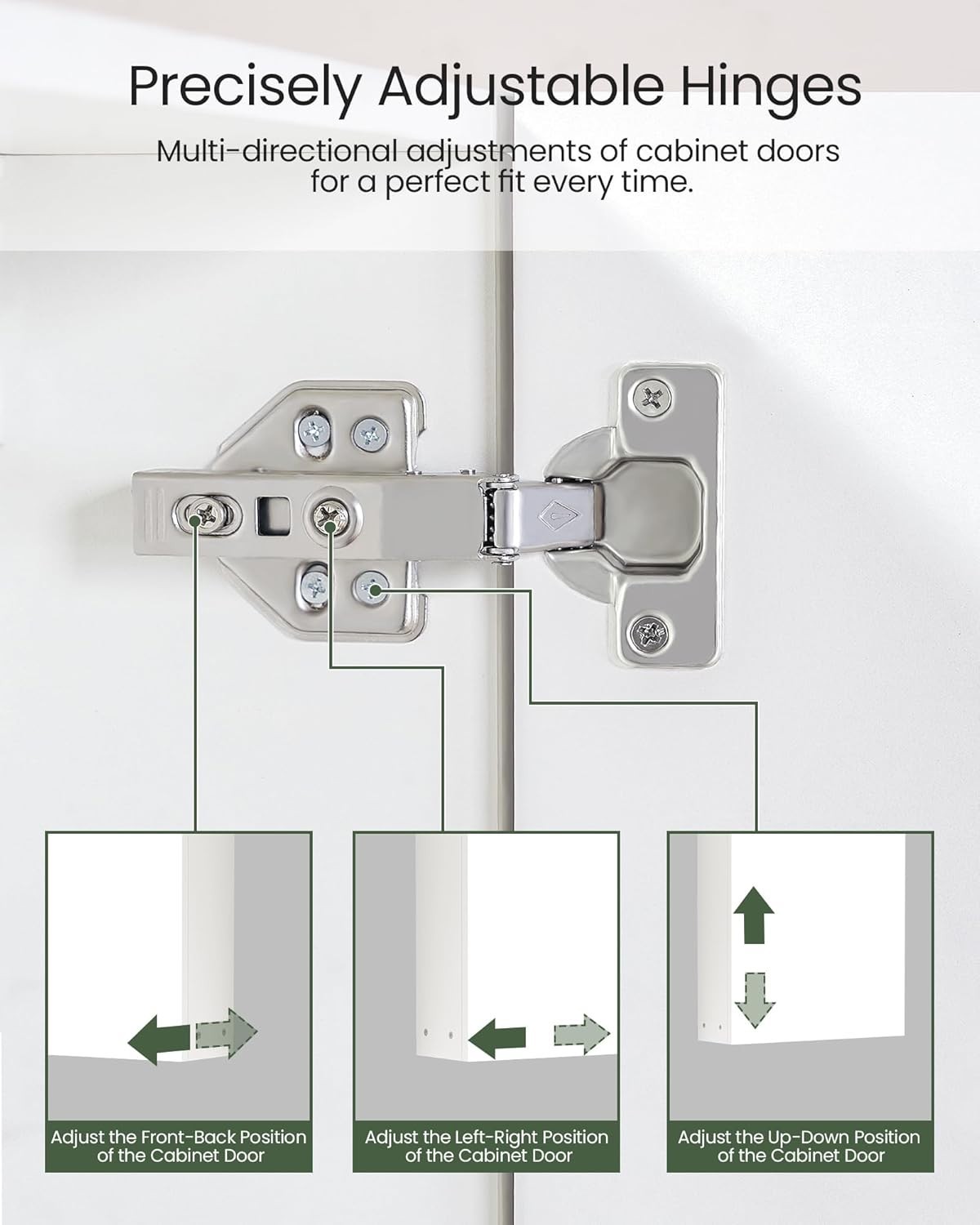Wall-Mounted Bathroom Vanity with Mirror Medicine Cabinet Storage White