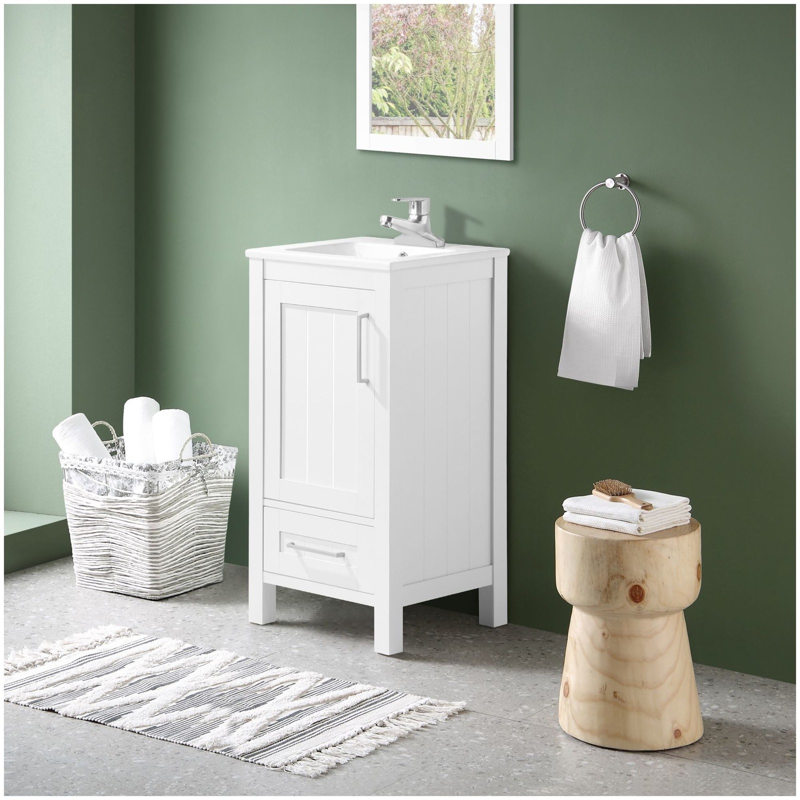 Ove Decors Kansas 18 Kansas 18″ – White