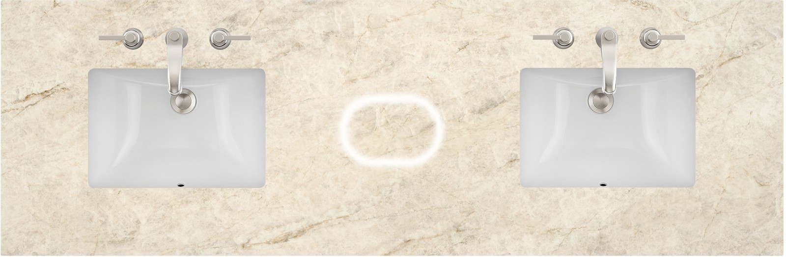 James Martin Vanities 040-S72-FP-SNK 72″ Stone Composite Vanity – Tajnar