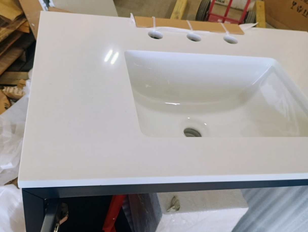 Miseno MV-N254-V30 Isadore 30″ Free Standing 1 Basin Vanity Black Light Damage