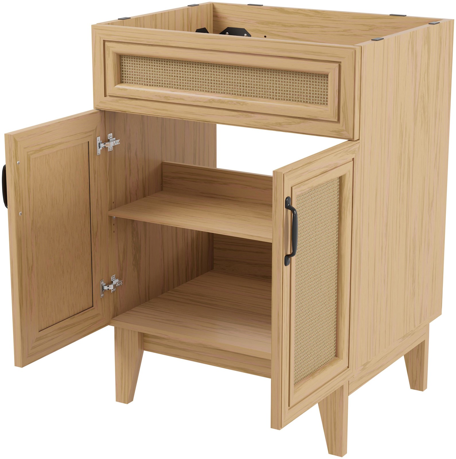 JONATHAN Y Lighting VAN1009 Javer 24″ Single – Wood