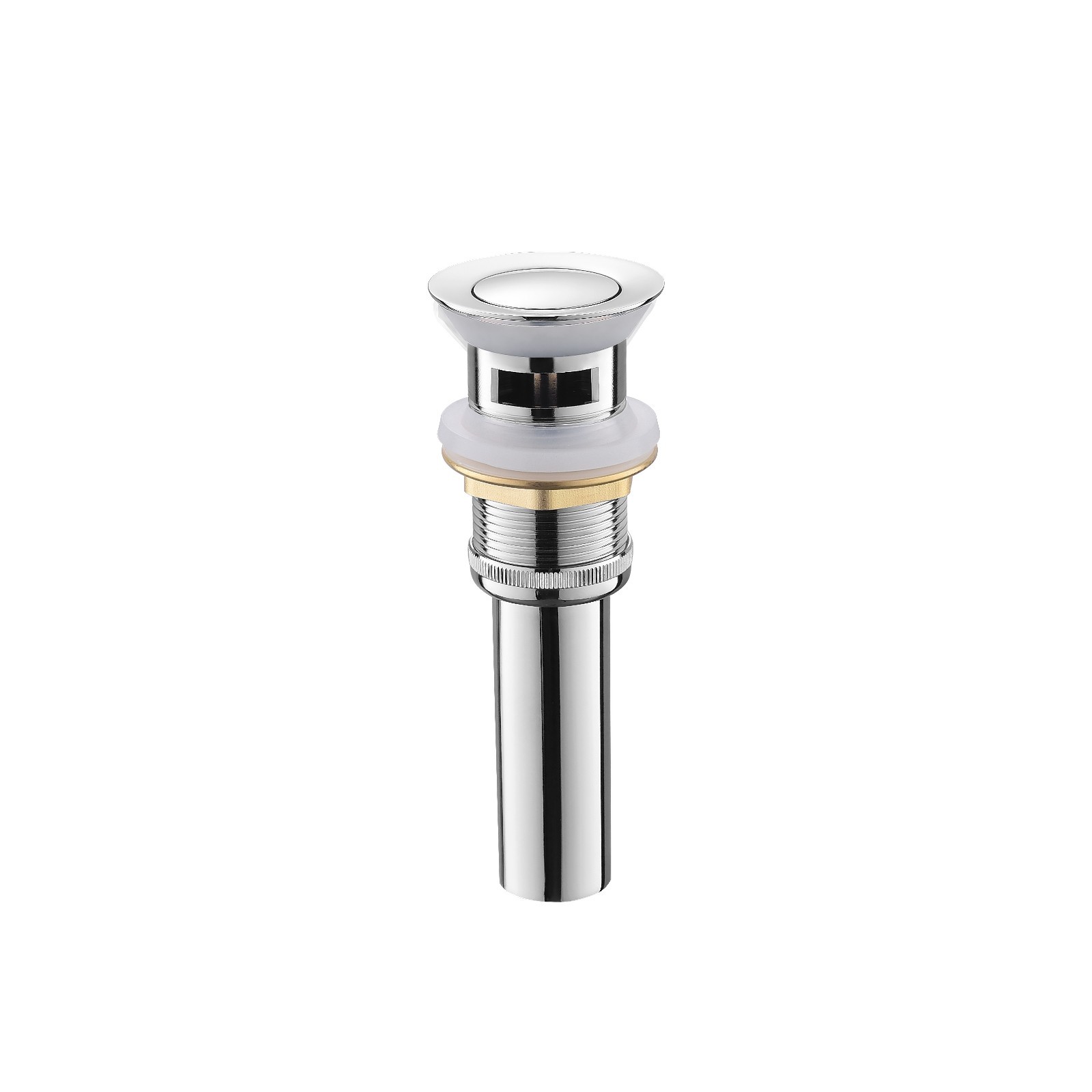 Bathroom Faucet Vessel Vanity Sink Pop Up Drain Stopper with Overflow Brass Body