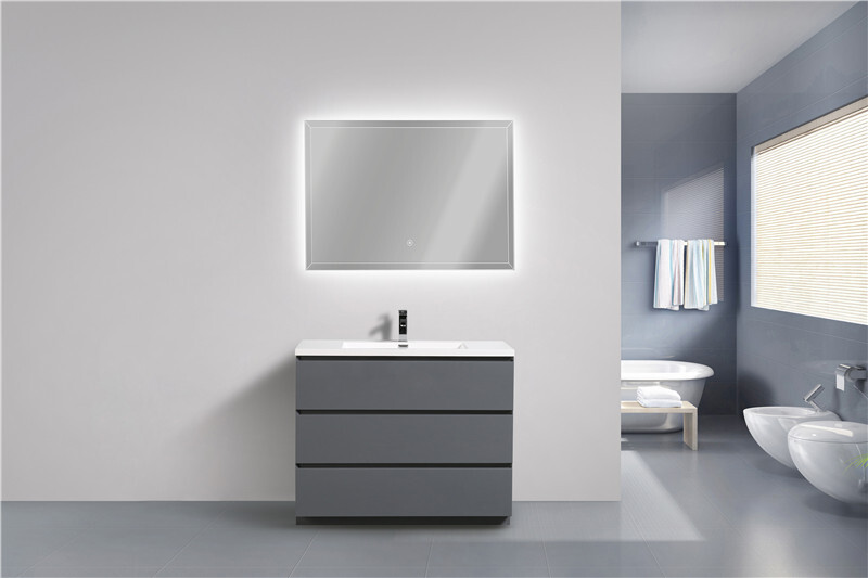 ANGELES 48″ FREESTANDING BATH VANITY WITH SINGLE REINFORCED ACRYLIC SINK