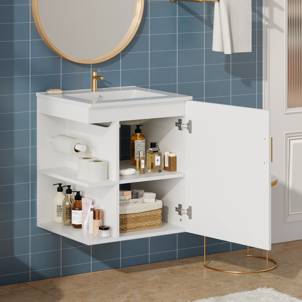 Bathroom Cabinet W Side Cabinet Combo Bathroom Cabinet W Soft Closing Door