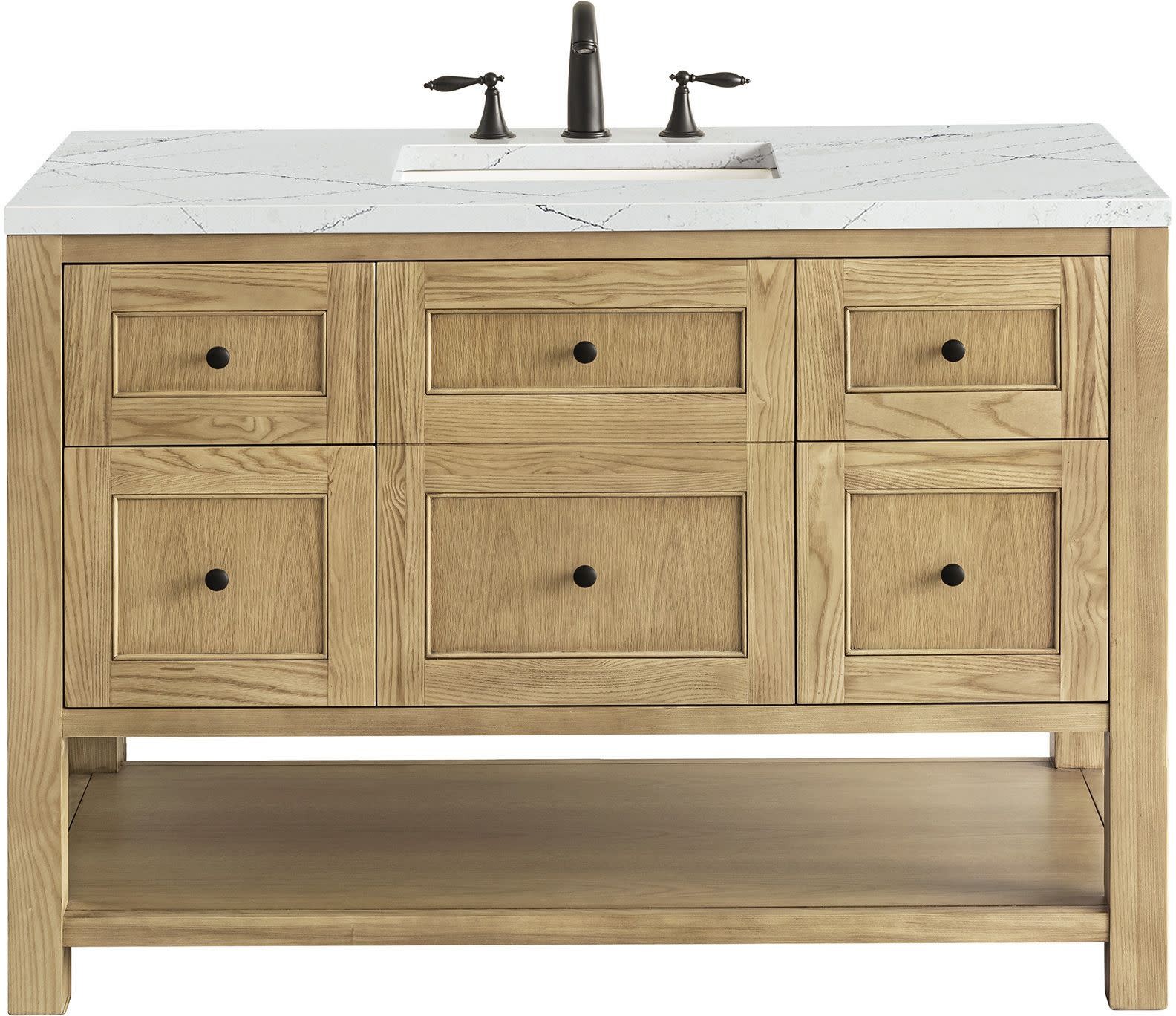 James Martin Vanities 330-V48-FENC Breckenridge 48″ – Light Natural Oak