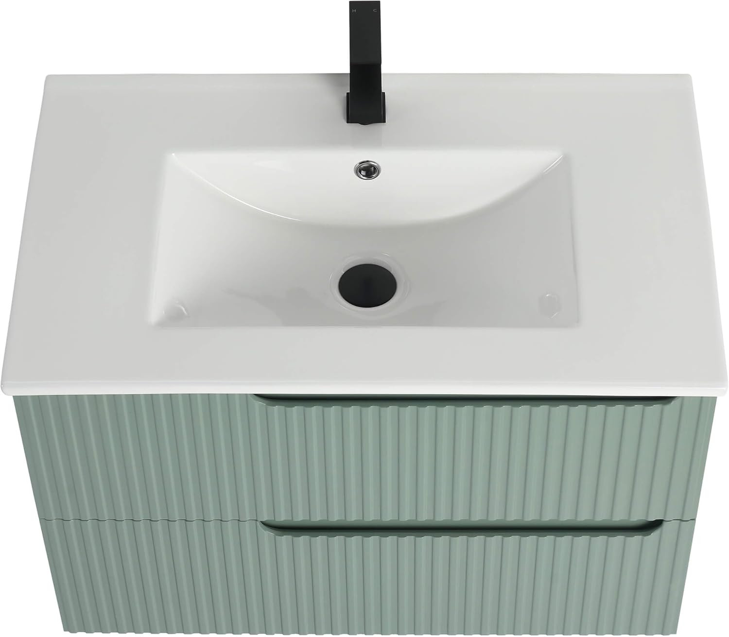 Elegant Mint Green 30″ Bathroom Vanity with Sink – Modern Design