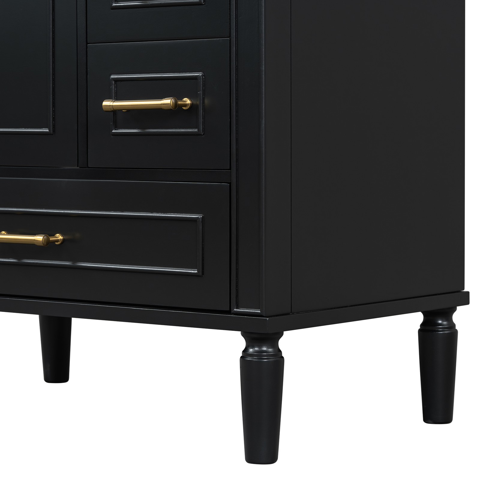 30″ Bathroom Vanity Set Floor Standing Bathroom Storage Cabinet w/Three Drawers