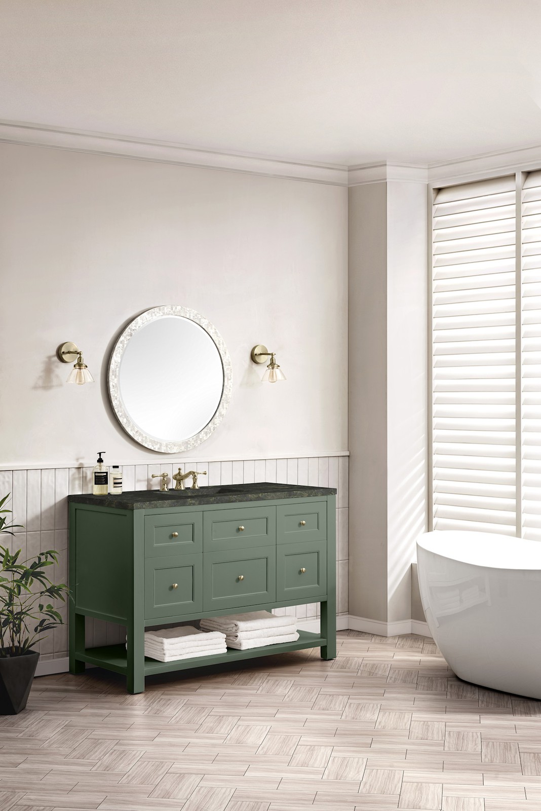 James Martin Vanities 330-V48-3PHT Breckenridge 48″ – White