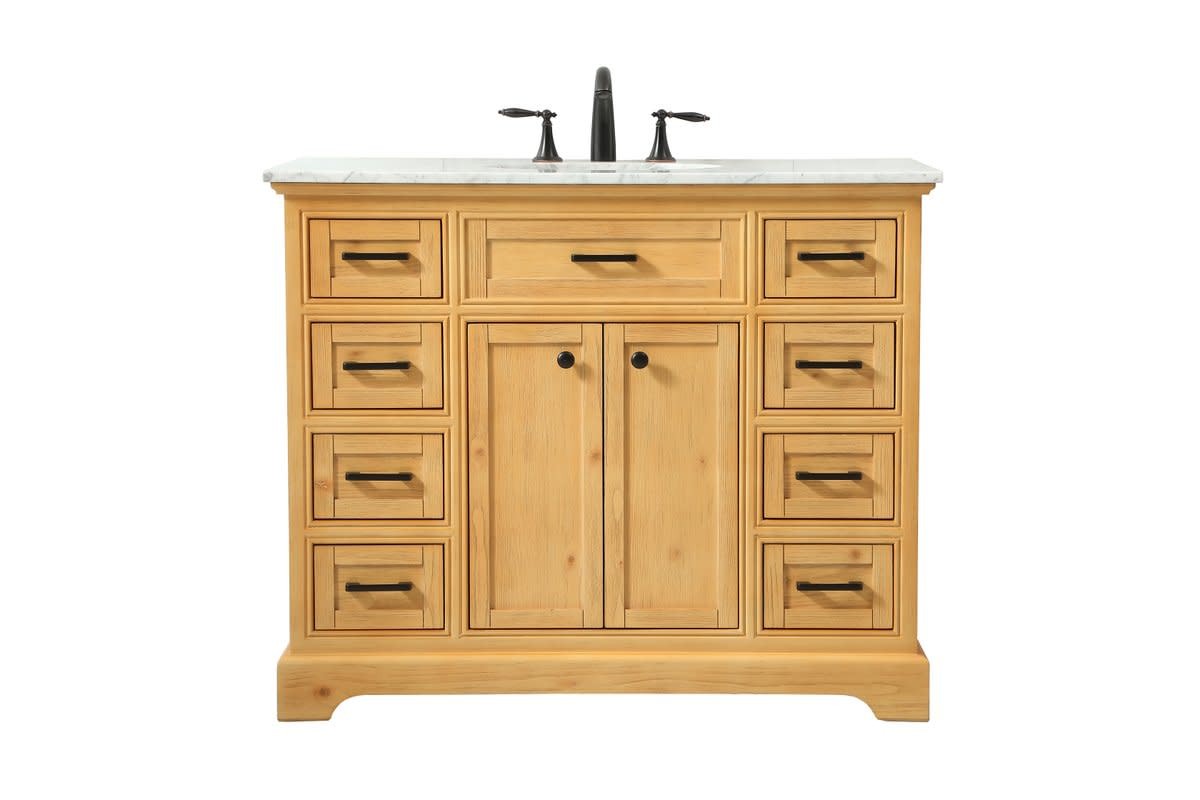 Elegant Lighting VF15042 Americana 42″ – Natural Wood