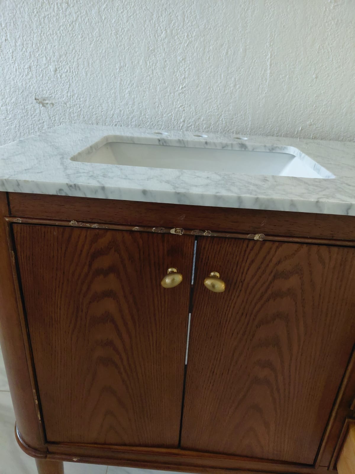 Collette Double Sink Bath Vanity – Only $485: Minor damage – Retails for $2,699