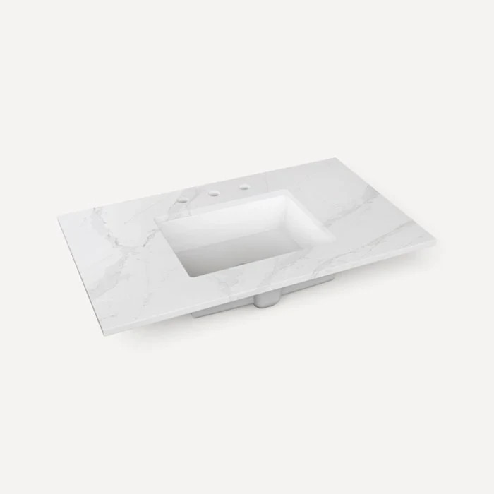 Robern TA36UCO100-8CS2 36″ Vanity Top With Sink ETERNAL CALCATTA GOLD New in Box
