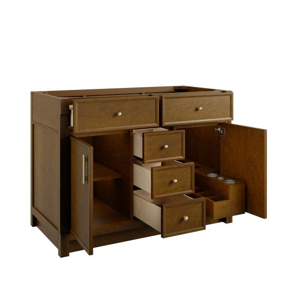 48″ James Martin Bellshire 660-V48-HNO Single Vanity Cabinet Honey Oak