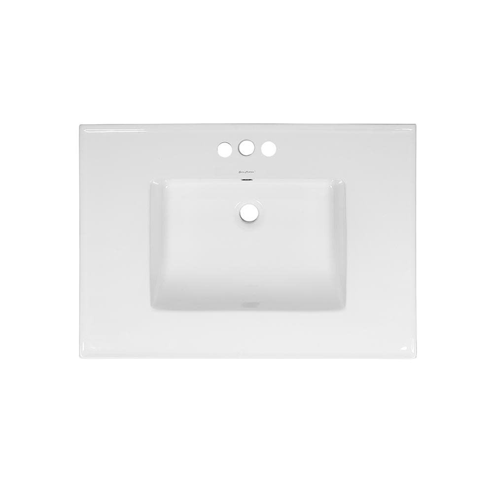 Swiss Madison SM-VT328-3 Voltaire 31″ Vanity Top Sink – White
