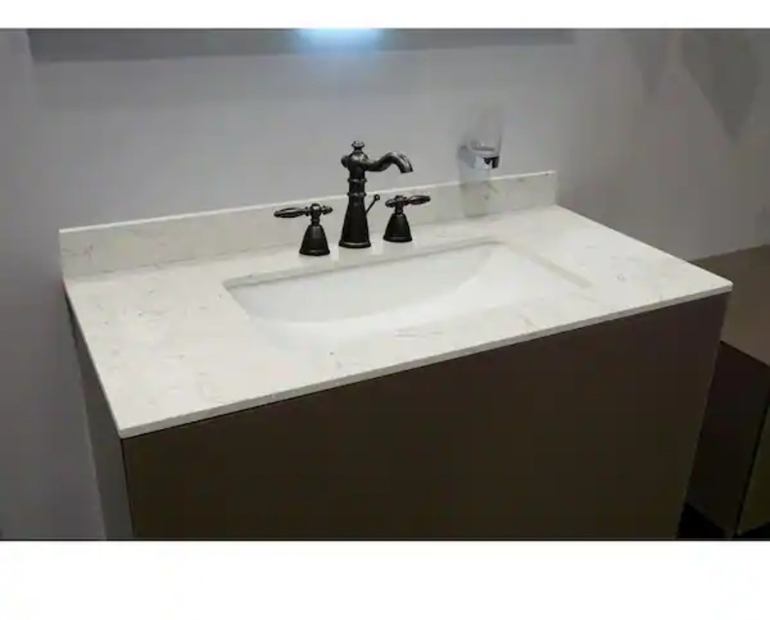 ✨️ A&A SurfacesCelestina 61 in. W x 22 in. D Engineered Marble Vanity Top