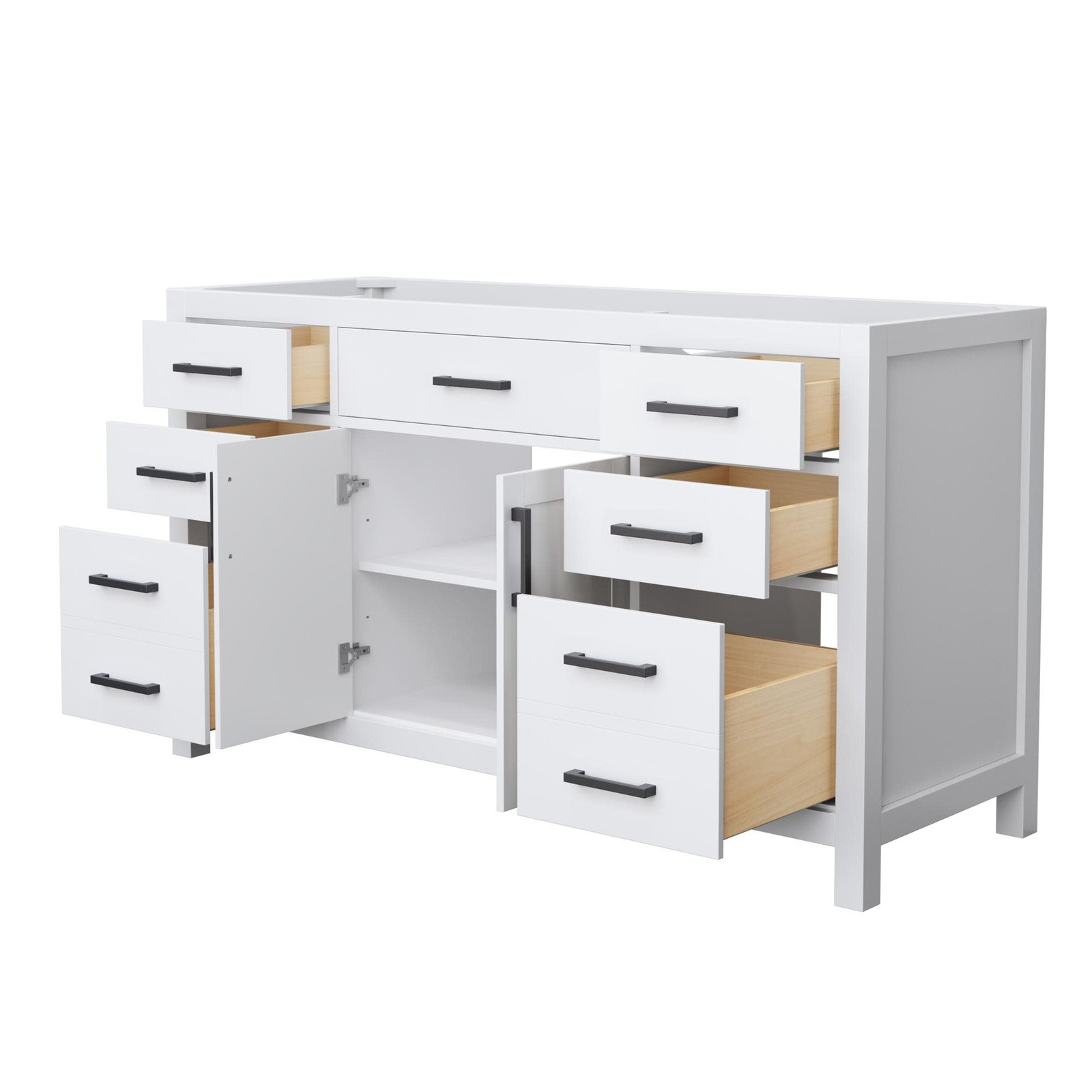 Wyndham Collection WCG242460S-CX-MXX Beckett 59″ Single – Green / Brushed Gold