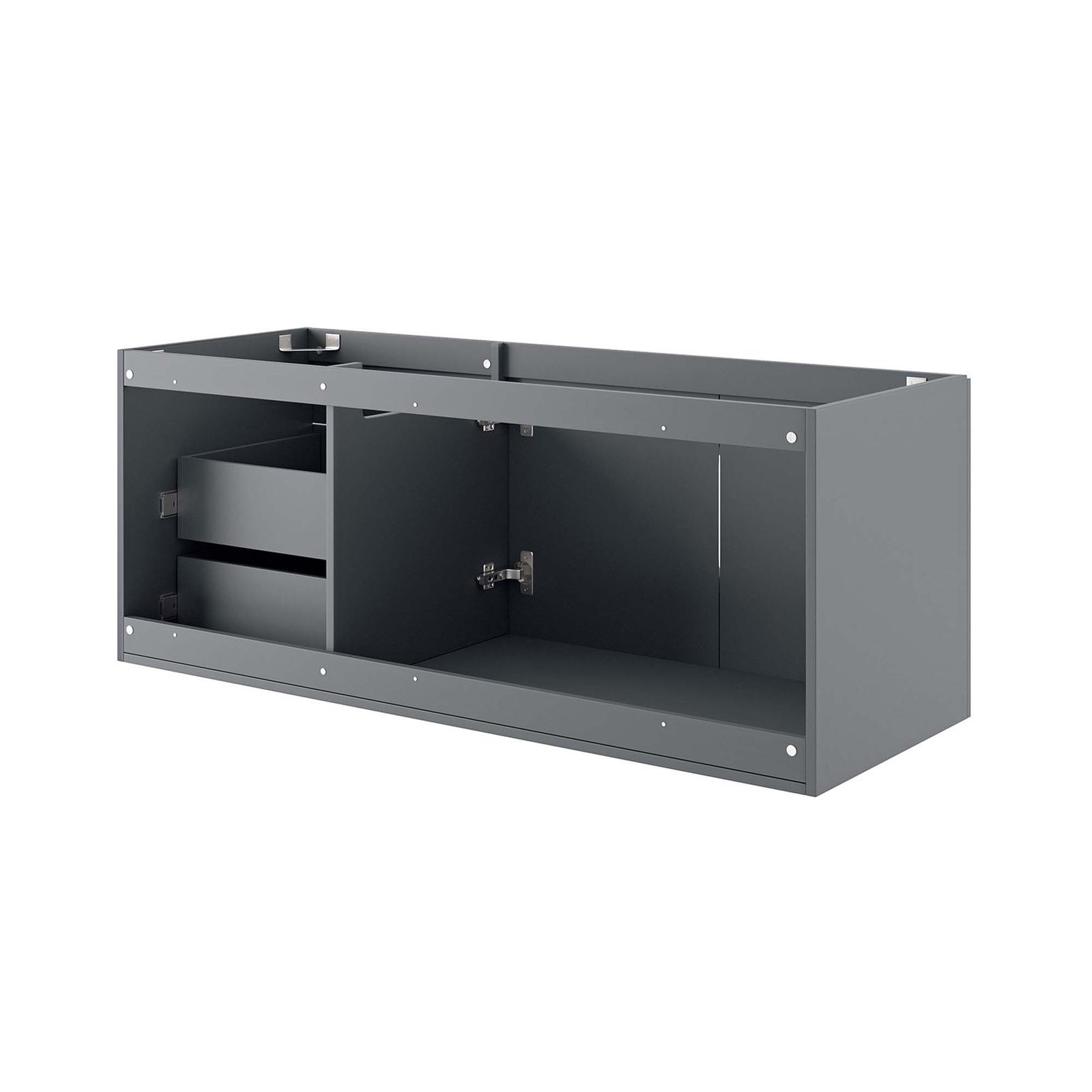 Vitality 48″ Double or Single Sink (Not Included)Bathroom Vanity Cabinet in Gray