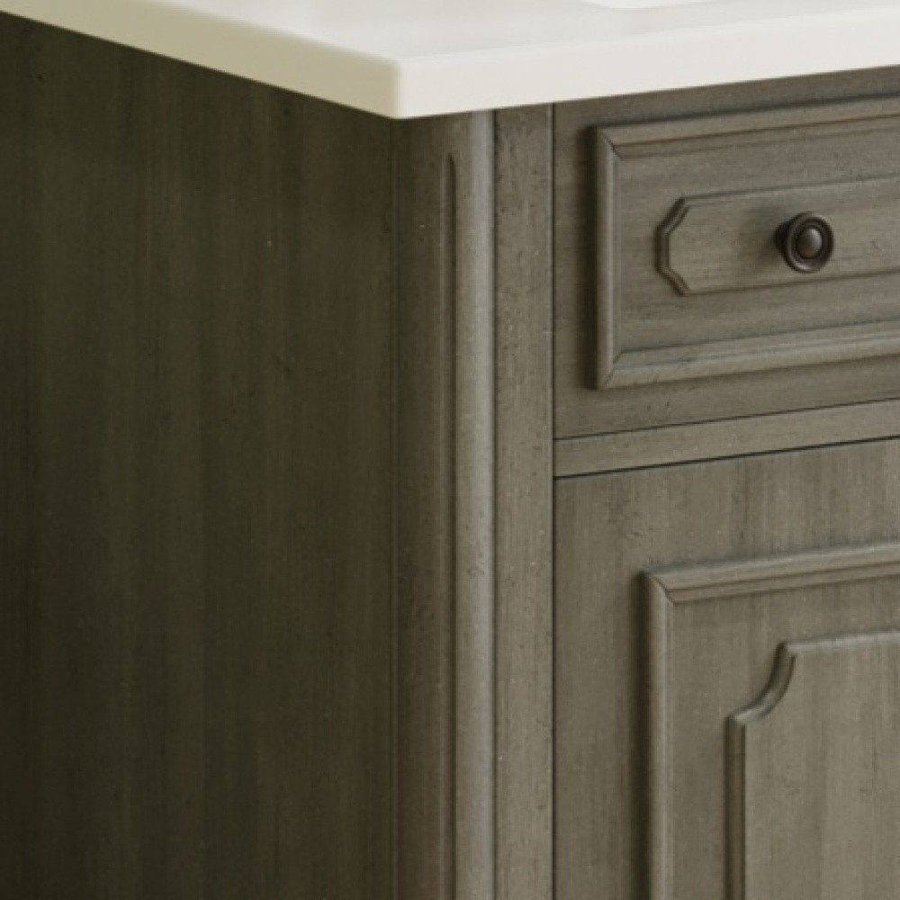 30In Bathroom Vanity with Sink Rustic Bathroom Cabinet with Soft Close Doors